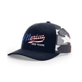 thumbnail image 2 of Navy Patriotic Trucker Hat, 250th Anniversary Flag Embroidery Cap – Breathable Mesh Back Snapback for Summer, Adjustable Baseball Cap for Parade, Collectible Souvenir Gift, 2 of 6
