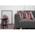 thumbnail image 3 of Ambesonne Abstract Throw Pillow Cover 2 Pack, Vibrant Rainbow Design, 18", Multicolor, 3 of 7