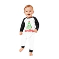 thumbnail image 2 of Grblisyd Christmas Family Matching Pajamas Holiday Nightwear Sleepwear Sets Long Sleeve Top and Plaid Pants Loungewear, 2 of 4