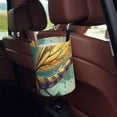 thumbnail image 5 of Naloa Cartoon Dragonfly Art Car Trash Can Garbage Car Accessories Trash Can Car Waste Bin for for Driver and Passenger Any Vehicle, 5 of 7