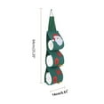thumbnail image 2 of Christmas Toilet Paper Roll Storage Bag Santa Towel Holder Papers 3 Layer for Home Bedroom Bathroom Napkin Holders, 2 of 7