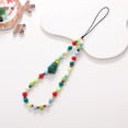 thumbnail image 6 of Tnobhg Christmas Tree Snowman Santa Claus Bell Decor Phone Lanyard Colorful Beads Mobile Phone Wristband Anti-Loss Chain Jewelry Gift, 6 of 7
