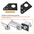 thumbnail image 3 of 3D Printer Accessories Y Axis Nema 17 42 Stepper Motor Mount Metal Bracket Mounting Holder Support Applicable to 2040 4040 Euro Standard V Slot Aluminum Profile, 3 of 8