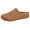 Brown, variant on Army Green Ladies Closed Toe Round Toe Slippers Hollow Out Shallow Mouth Low Top Lightweight Flat Soft Sole For Daily Outdoor Leisure Wearing