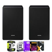 Samsung SWA-9500S - Wireless Rear Speaker Kit w/ Dolby Atmos/DTS:X Bundle with Tech Smart USA Audio Entertainment Essentials Bundle 2020 + 1 YR CPS Enhanced Protection Pack