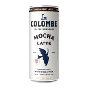 La Colombe Mocha Draft Latte Cold Brew Coffee, 9 fl oz, 4 Pack Cans