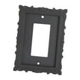 thumbnail image 2 of WLPZXP Light Switch Cover Plate Black Decorative for Household Bathroom Living Room Style C, 2 of 9