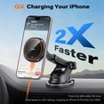 thumbnail image 3 of Soporte magnético para teléfono de coche Apps2car para MagSafe iPhone 17-12, 3 of 6
