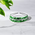 thumbnail image 6 of Unique Bargains 1 Pc Elastic Band Sequins Headbands for Women Green Silver Tone, 6 of 6