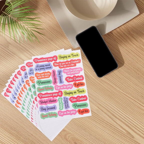 Tineasur Planner Coated Paper Stickers Durable and for Office Use