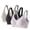 Purple, variant on Bosfbaoi Women's Seamless Wireless Sleep Bra, 3 Pack Assorted Color Comfort Bralette, Soft Stretchy Breathable No-Underwire Bra, Lightweight Full Coverage Loungewear for Women, Size M-XXXL