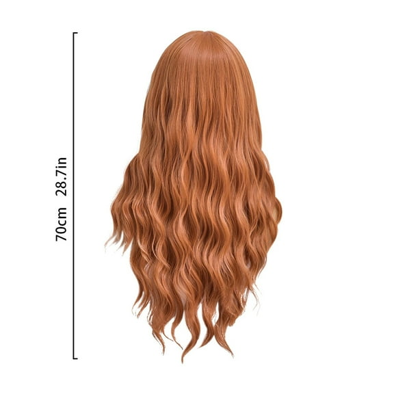 Women's Fashion Wig Brown Synthetic Hairshort Wigs hair Wave Wig(2Pack)