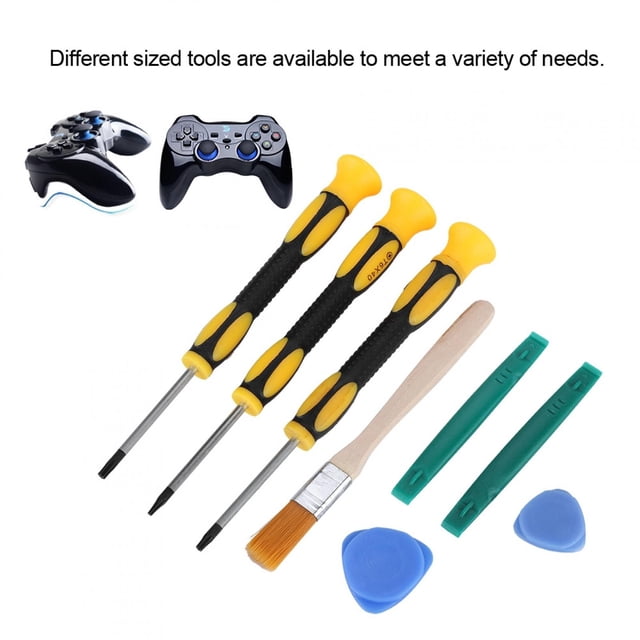 Herramientas de reparación de consolas de Juegos, Destornilladores de Herramientas de Reparación de Alta Precisión Kit de Destornillador Set 8pcs Profesional para 360