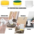 thumbnail image 2 of Electric Cordless Spin Scrubber, Dual-Speed Shower Scrubber with 3 Replaceable Heads, Power Cleaning Brush for Cleaning Tub/Tile/Floor, 2 of 7