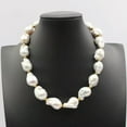 thumbnail image 4 of K-KED Cultured White Keshi Baroque Pearl Necklace Bracelet Earrings Sets For Women-earrings, 4 of 9