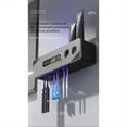 thumbnail image 4 of Portacepillos de Dientes con Esterilización UV, Organizador Inteligente de Pared con Dispensador Automático de ., 4 of 5