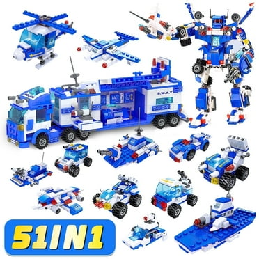 51-in-1 Robot Building Kit 700PCS for Kids STEM Building Toys Erector Set for Kids Engineering STEM Projects Construction  Blocks Toys Gifts for Age 6  Year Old
