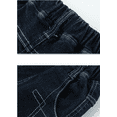 thumbnail image 6 of Kidagic Boys Straight Jeans Children Elastic Waist Pull On Jeans Regular Stretch Outdoor Denim Pants,4-14Y & Husky, 6 of 8