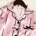 thumbnail image 5 of Usaibhir Girls Pajamas Silk PJS Set Satin Sleepwear Long Sleeve Jammies for Kids Button-Down Nightwear Loungewear 7-14 Years, 5 of 5