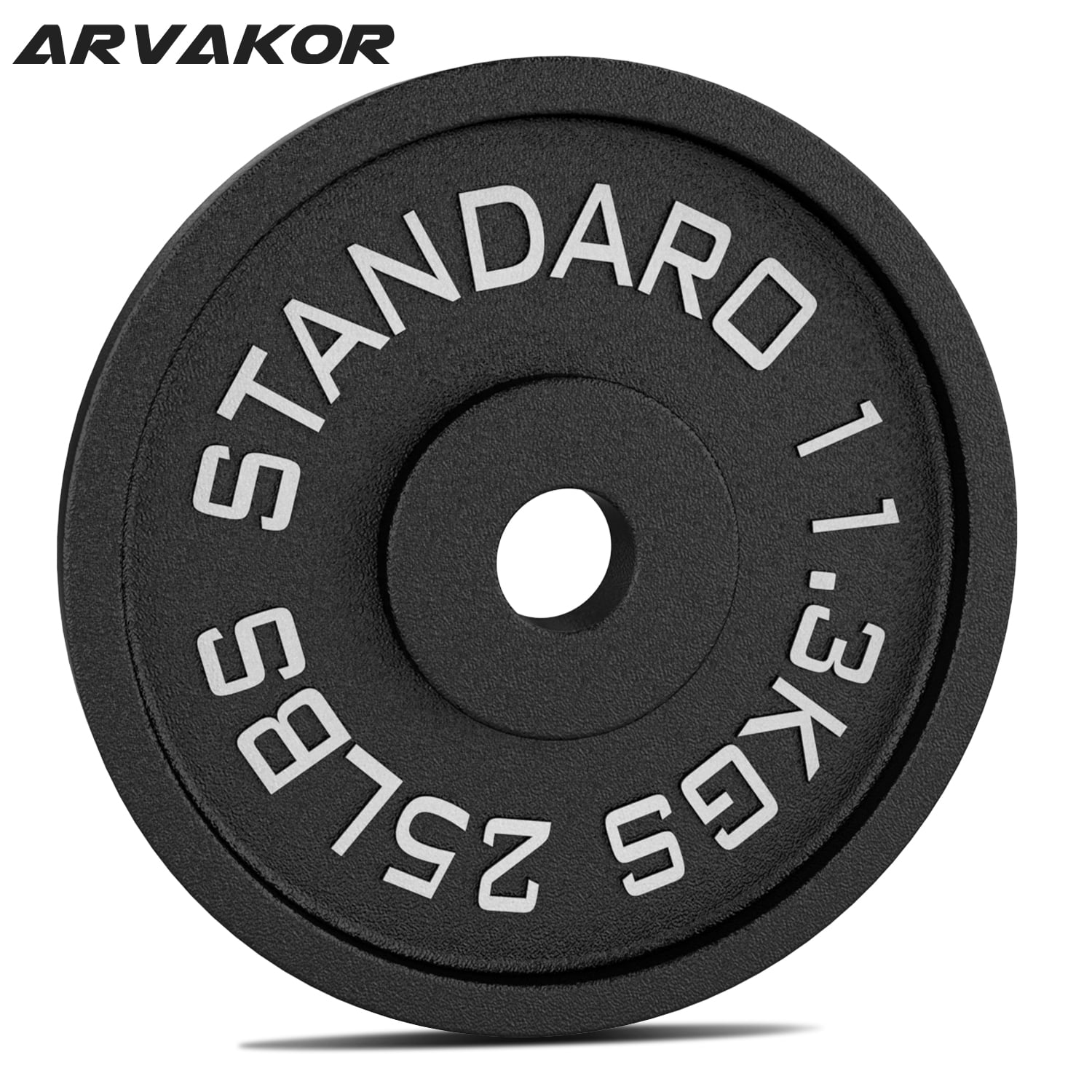 ARVAKOR Classic Cast Iron Weight Plates for Strength Training, 2Inch