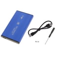 thumbnail image 2 of USB 2.0 External 2.5 "HDD Portátil SSD Caja Para Duro Caja Para Azul shamjiam  Caja de disco duro, 2 of 9
