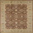 thumbnail image 1 of Ahgly Company Machine Washable Indoor Square Industrial Modern Brown Sand Brown Area Rugs, 4' Square, 1 of 1