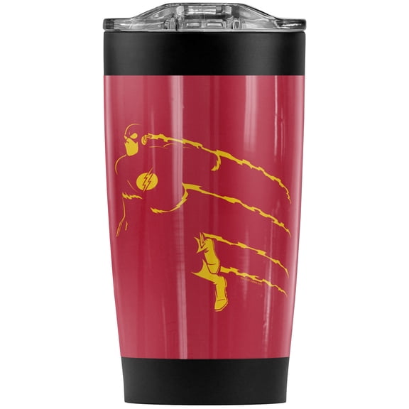 The Flash Minimal Stainless Steel Tumbler 20 oz Coffee Travel Mug/Cup, Vacuum Insulated & Double Wall with Leakproof Sliding Lid | Great for Hot Drinks and Cold Beverages