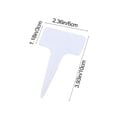 thumbnail image 4 of RRJ Herb Garden Labels, Waterproof Plastic T-Type Plant Markers, 100Pcs Reusable Herb Tags For Outdoor Gardening, Starter Pots, Vegetable Garden, Indoor Plants, 4 of 7