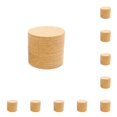 thumbnail image 1 of Toystoory Paquete de 10 posavasos de corcho autoadhesivos redondos para casa, Hotel, dormitorio, taza de agua, escritorio, puerta, sofá, 90x1mm 10piezas, 1 of 6