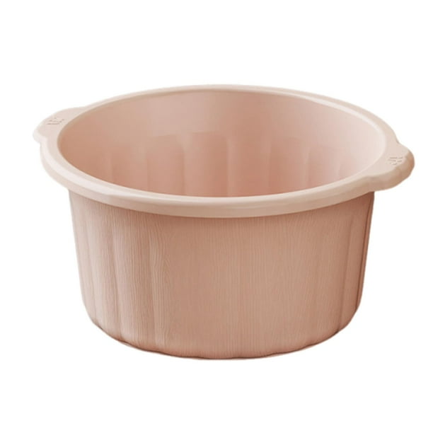 Bañera para pies, bañera de hidromasaje portátil, resistente, para uso doméstico. Rosa