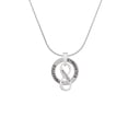 thumbnail image 2 of Delight Jewelry Silvertone Mother Infinity Sign Gymnastics Ring Charm Necklace, 18", 2 of 4