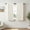 Natural-38"W x 45"L (Pack of 2), variant on Blackout Short Linen Curtafor Cafe 40 Inch Length 2 Panels Half Door Window Small Curtain Front Glkitchen Basement Loft Cream