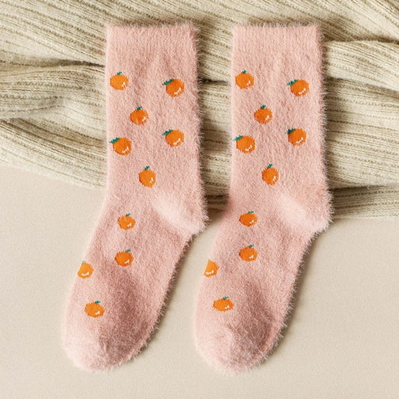 Wancir Women Fuzzy Fluffy Socks Cozy Slipper Socks Warm Soft Winter Plush Home Sleeping Socks Gifts