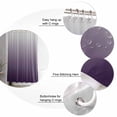 thumbnail image 6 of Grey Purple, Waterproof Fabric Shower Curtain, Gradient Ombre Modern Abstract Color Art Shower Curtain for Bathroom Curtains Bathtubs Hotel Washable Shower Curtains with 12 Hooks Long 72x78in, 6 of 6