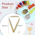 thumbnail image 2 of Uxcell Award Neck Ribbons, Polyester Medal Lanyards with Snap Clip Blank Award Ribbon Multi-color, 2 of 7