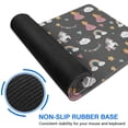 thumbnail image 6 of Long Mouse Pads for Desk,Dark Gray Princess Unicorn Cloud Pattern Desk Mats on Top Of Desks, Desk Mouse Pad Extra Large with 3mm Non-Slip Base and Stitched Edge for Gaming,Office,Work,Home 47.3"x23.6", 6 of 6