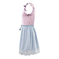 thumbnail image 4 of Vestido George Talla 4 Floreado con Rayas Lila con Azul, 4 of 4