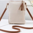 thumbnail image 6 of Small Crossbody Bags for Women, Summer Boho Crossbody Phone Purse, PU Leather Crochet Crossbody Beach Bag, 6 of 14