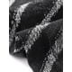 thumbnail image 5 of INSPIRAR CHIC Top de Brillo para Mujeres con Ribete a Rayas, Transparente, para Fiesta, Sin Mangas, Negro Plateado L, 5 of 6