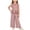 Pink, variant on ITSAME Girls Outfit Set Plaid Print Ruffle Tank Top & Pants 2-Piece Kids Casual Fashion Clothes Pink Size 6