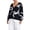 Bell Bow, variant on Women's Plus Size Intarsia Cardigan