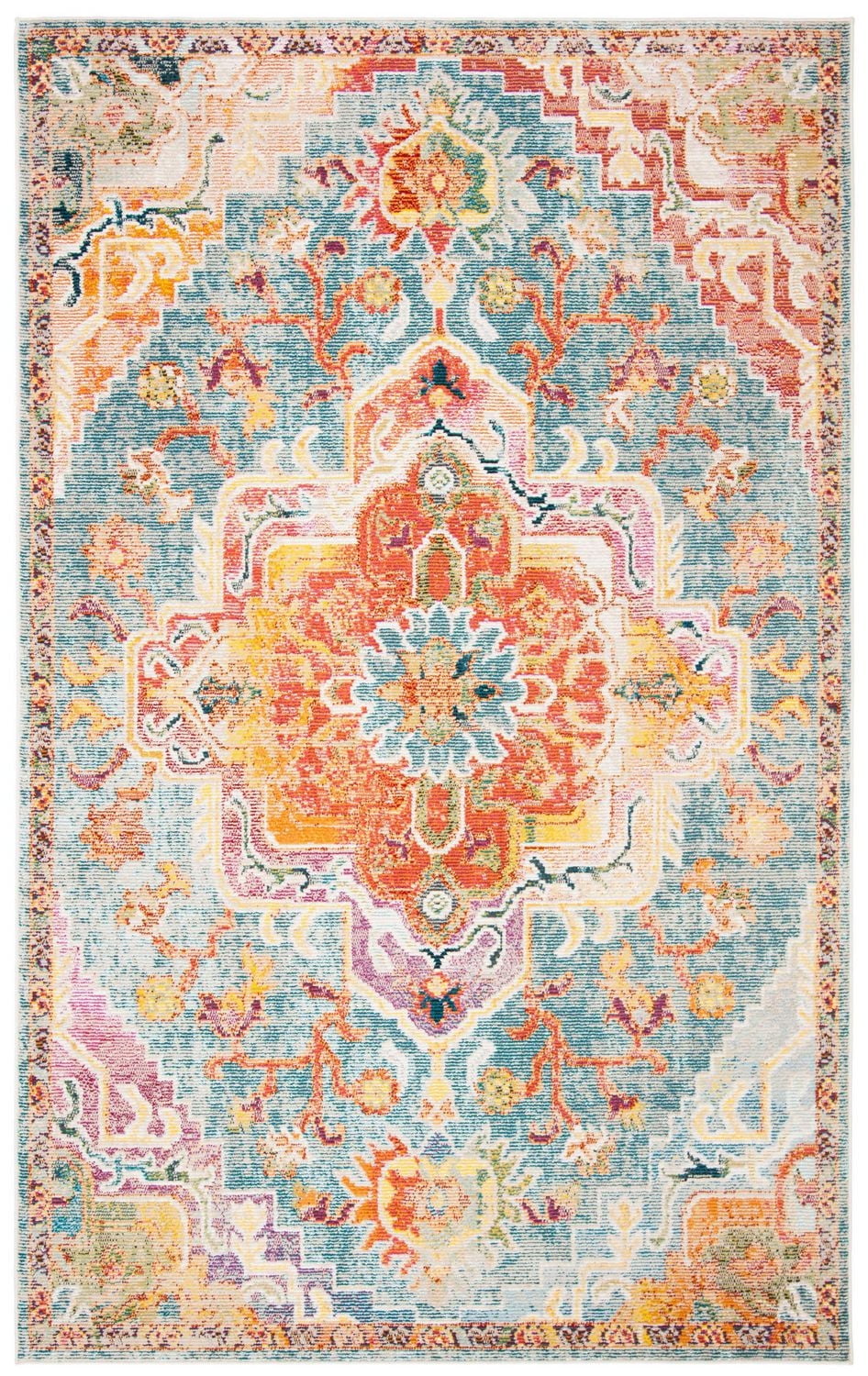 SAFAVIEH Crystal Debra Floral Area Rug