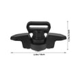 thumbnail image 2 of OULII 1Set Nylon Multi-function Design Kayak Cleat for Sailing Marine Rope Cotter Boating 4.3x1.8x1.4in, 2 of 5