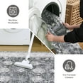 thumbnail image 3 of ZACOO 8x10 Washable Rugs for Living Room Vintage Area Rug for Bedroom Non Slip Rug Office Rug Classroom Rug, Black/Grey, 3 of 6