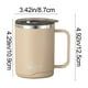 thumbnail image 3 of Vaso de Agua Térmico de Acero Inoxidable de 500 Ml | Taza de Café y Té Al Vacío de Doble Pared con Tapa a Presión Hermética | Vaso de Viaje Resistente a La Oxidación | Opciones En Negro, Blanco, Gris, 3 of 6