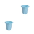 thumbnail image 1 of Wosthever Moldes para vasos de hielo, bebidas, jugo, herramienta para beber, molde para hacer hielo, bandeja de congelación de gran tamaño, Azul 2piezas, 1 of 6