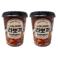 thumbnail image 1 of Instant Rapokki Cup, Ramen noodle + Topokki Rice Cake, Korean Street Snack, K Food, 145g each (Pack of 2) (2, JJAJANG (Black Bean Paste)), 1 of 5