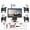 4 Camera, variant on 7" Car Monitor Screen Rear View Camera For Truck Bus RV Trailer Excavator Rearview Image 12V-24V Display ,Effortless Control
