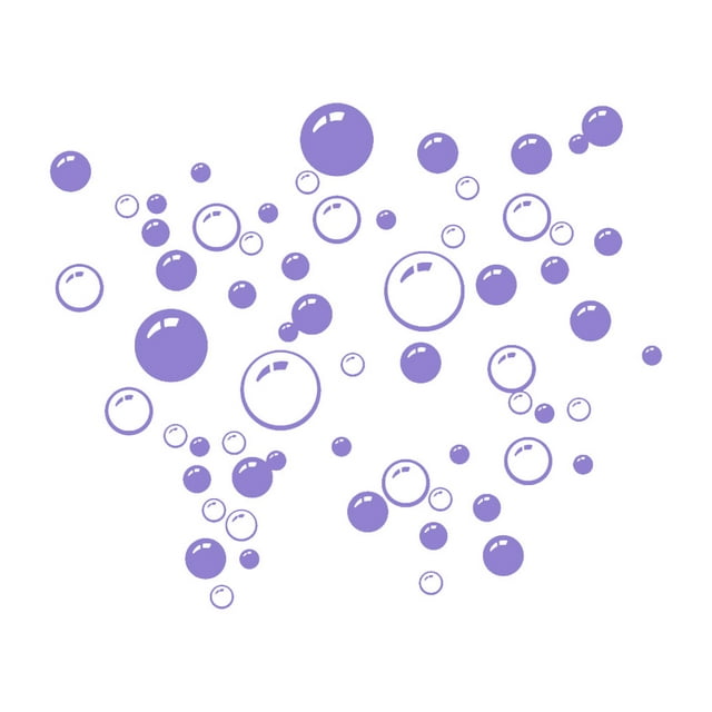 Qualitygoods Bubbles Circle Removable Wallpaper Bathroom Window Wall Sticker Home DIY PVC Decals