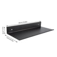 thumbnail image 3 of Shelves For Wall, Bathroom Wall Shelf, Single-layer Rounded Corners Strong And Durable For Toilet Bathroom, 3 of 8